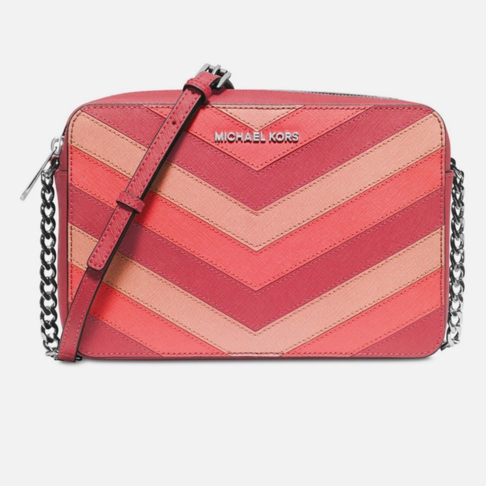 Michael Kors Small Jet Set Travel Saffiano Crossbody Bag